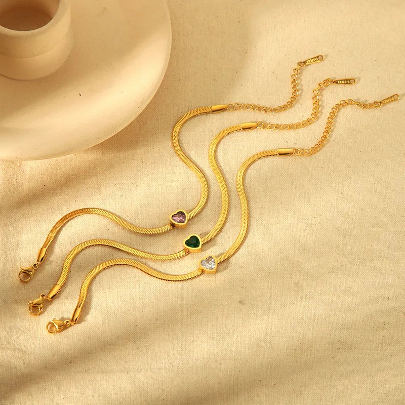 Elegant Heart Shape Bracelets