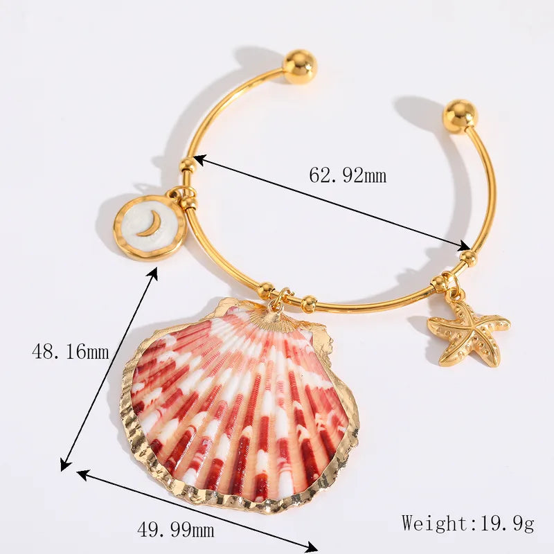 Natural SeaShell Bangle