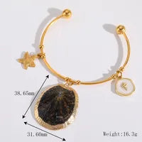 Natural Seashell Bangle