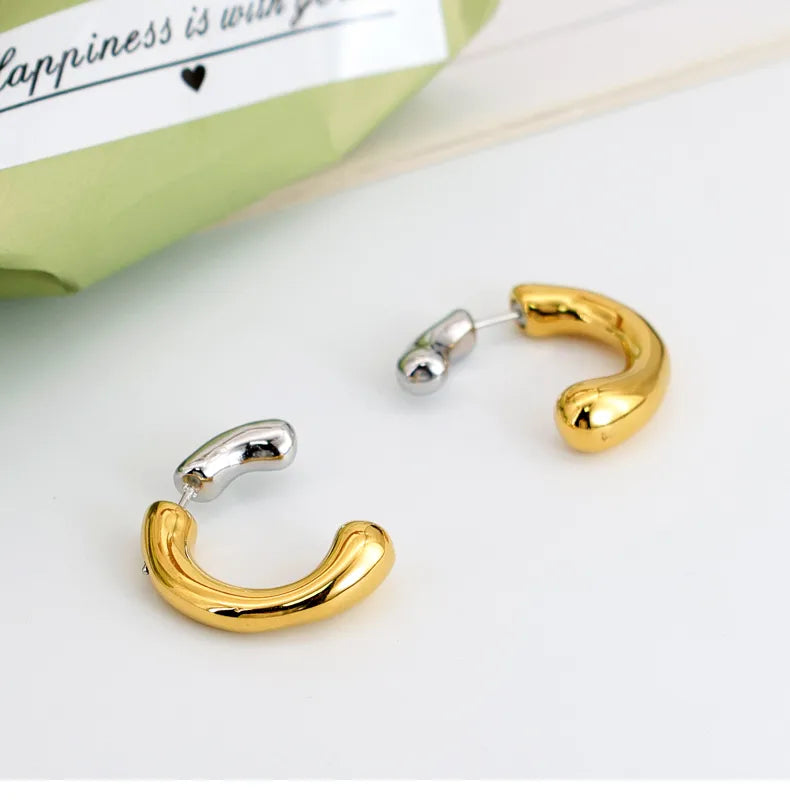 Two-Tone Ear Studs